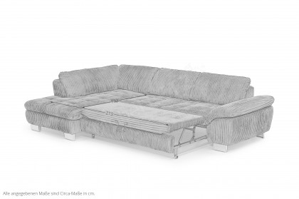 MP-IN14007 von Megapol - Ecksofa anthrazit