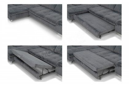 MP-IN14007 von Megapol - Ecksofa anthrazit