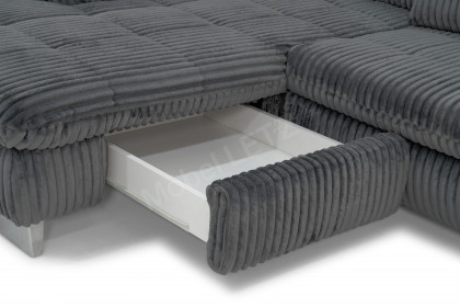 MP-IN14007 von Megapol - Ecksofa anthrazit