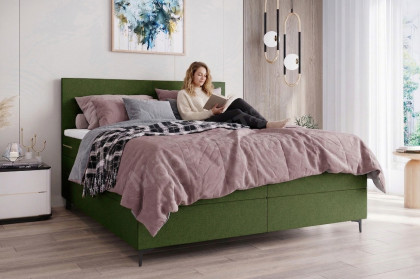 BX-LE-04 von SW KOLLEKTION - Boxspringbett grün