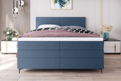 BX-LE-04 von SW KOLLEKTION - Boxspringbett blau
