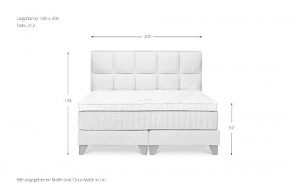 Hollywood von Serta - Boxspringbett ca. 180 x 200 cm
