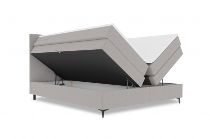 BX-LE-04 von SW KOLLEKTION - Boxspringbett hellgrau