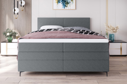 BX-LE-04 von SW KOLLEKTION - Boxspringbett grau