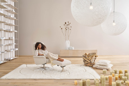 9664 von Himolla - Relaxsessel linen