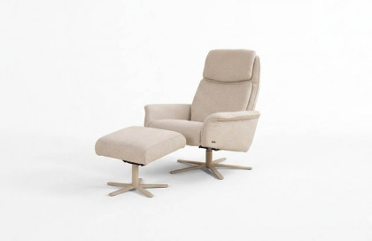 9664 von Himolla - Relaxsessel linen