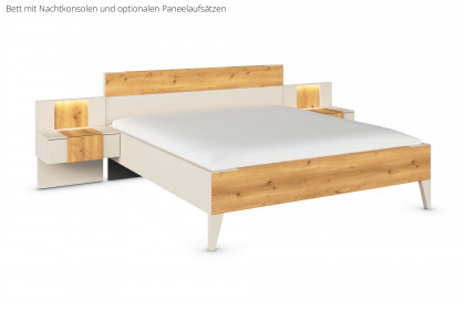 Kona-F von Rauch Black - Schlafzimmer-Set mit 6-türigem Schrank