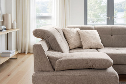 Verso von Sit & More - Eckgarnitur taupe