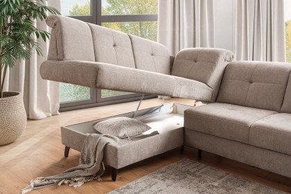 Verso von Sit & More - Eckgarnitur taupe