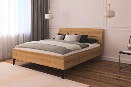 Scale-Sleep von Rauch Black - Bett 140x200 cm Asteiche teilmassiv