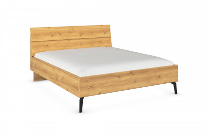 Scale-Sleep von Rauch Black - Bett 140x200 cm Asteiche teilmassiv