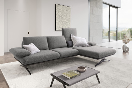 KOINOR Hardy - Ecksofa rechts grau
