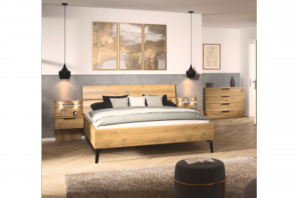 Scale-Sleep von Rauch Black - Einzel-/ Doppelbett Asteiche teilmassiv