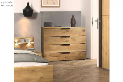 Scale-Sleep von Rauch Black - Einzel-/ Doppelbett Asteiche teilmassiv