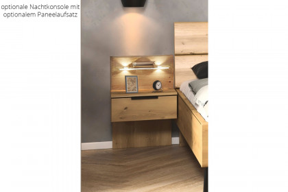Scale-Sleep von Rauch Black - Einzel-/ Doppelbett Asteiche teilmassiv