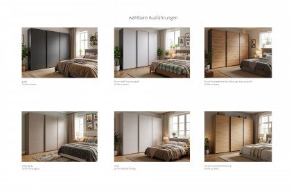 Palermo von Wimex - Schwebetürenschrank saharagrau