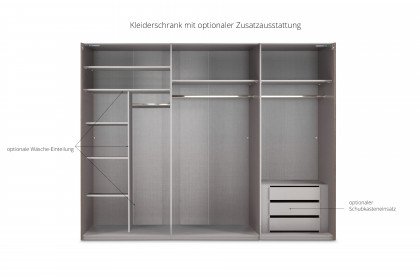 Palermo von Wimex - weißer Kleiderschrank ca. 300 cm breit