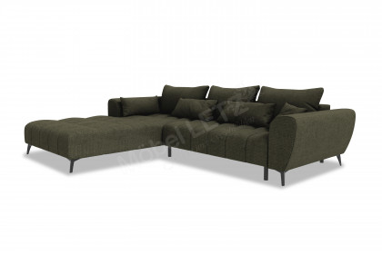 PG-LE-04 von BASTI dein Sofa - Polstersofa Variante links olive