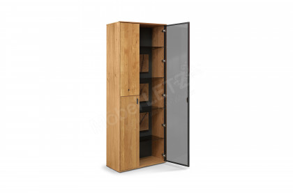 Assini von MCA - Kombi-Vitrine mit Hirnholzblöcken