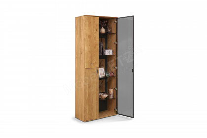 Assini von MCA - Kombi-Vitrine mit Hirnholzblöcken