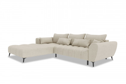 PG-LE-04 von BASTI dein Sofa - Sofaecke Variante links pearl