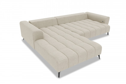 PG-LE-04 von BASTI dein Sofa - Sofaecke Variante links pearl