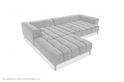 PG-LE-04 von BASTI dein Sofa - Sofaecke Variante links pearl