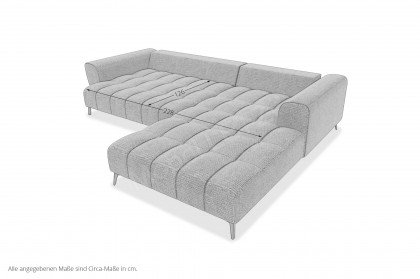 PG-LE-04 von BASTI dein Sofa - Sofaecke Variante rechts pearl