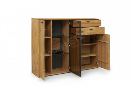Assini von MCA - Highboard Ast-/ Balkeneiche in Wildeiche geölt