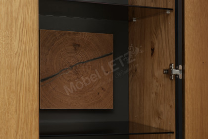 Assini von MCA - Highboard Ast-/ Balkeneiche in Wildeiche geölt