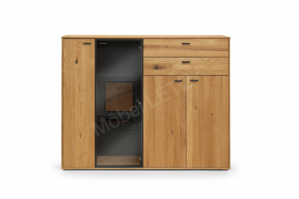 Assini von MCA - Highboard Ast-/ Balkeneiche in Wildeiche geölt