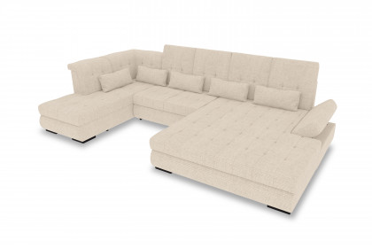 PG-LE-05 von BASTI dein Sofa - Wohnlandschaft links pearl