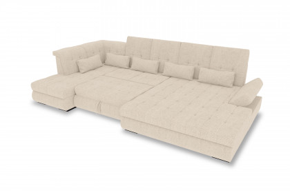 PG-LE-05 von BASTI dein Sofa - Wohnlandschaft links pearl