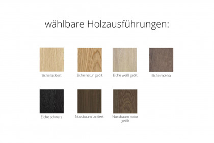 #404 Sideboard von Skovby - Sideboard Eiche natur geölt/ Stahl schwarz-grau