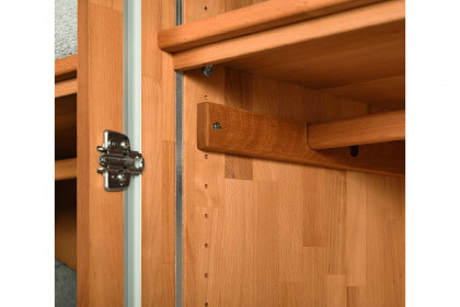 Incasa Premium von Decker - Kleiderschrank mit Vollflächentüren Wildeiche