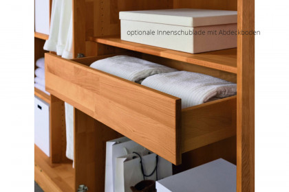 Incasa Premium von Decker - Kleiderschrank mit Vollflächentüren Wildeiche