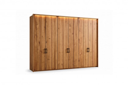 Incasa Premium von Decker - Kleiderschrank mit Vollflächentüren Wildeiche