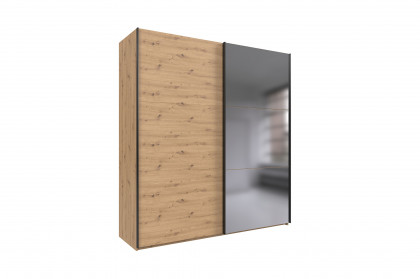 Palermo von Wimex - Schwebetürenschrank Artisan-Eiche mit Spiegel