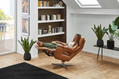 Rocco Lazyline von Polsteria - Relaxsessel bourbon
