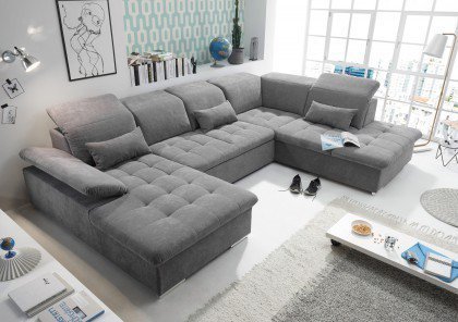Wayne von ED-Lifestyle - XXL-Garnitur dark grey