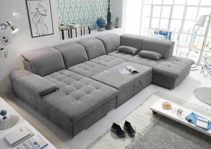 Wayne von ED-Lifestyle - XXL-Garnitur dark grey