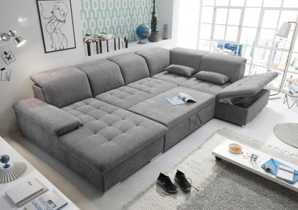 Wayne von ED-Lifestyle - XXL-Garnitur dark grey
