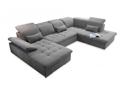 Wayne von ED-Lifestyle - XXL-Garnitur dark grey