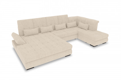 PG-LE-05 von BASTI dein Sofa - Wohnlandschaft rechts pearl