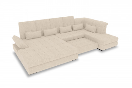 PG-LE-05 von BASTI dein Sofa - Wohnlandschaft rechts pearl