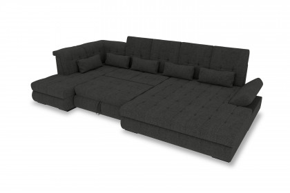 PG-LE-05 von BASTI dein Sofa - XXL-Sofa links graphite