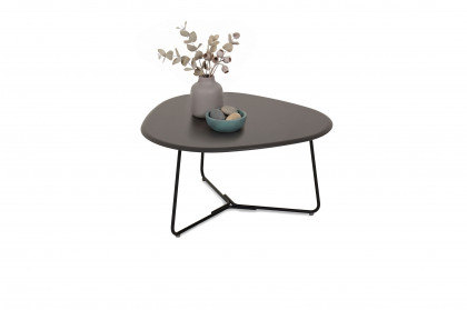 Tripod von Pode - Couchtisch in Lack carbon/ Epoxy lava silk