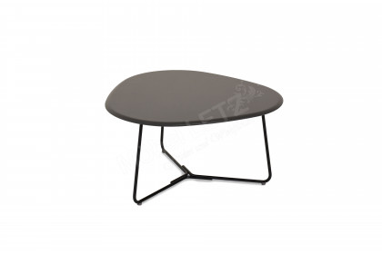 Tripod von Pode - Couchtisch in Lack carbon/ Epoxy lava silk