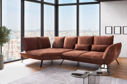 Apex Plus von Poco - Sofaecke links kupfer
