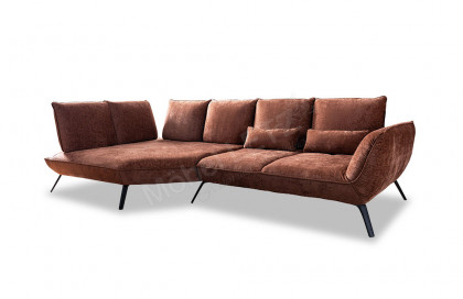 Apex Plus von Poco - Sofaecke links kupfer